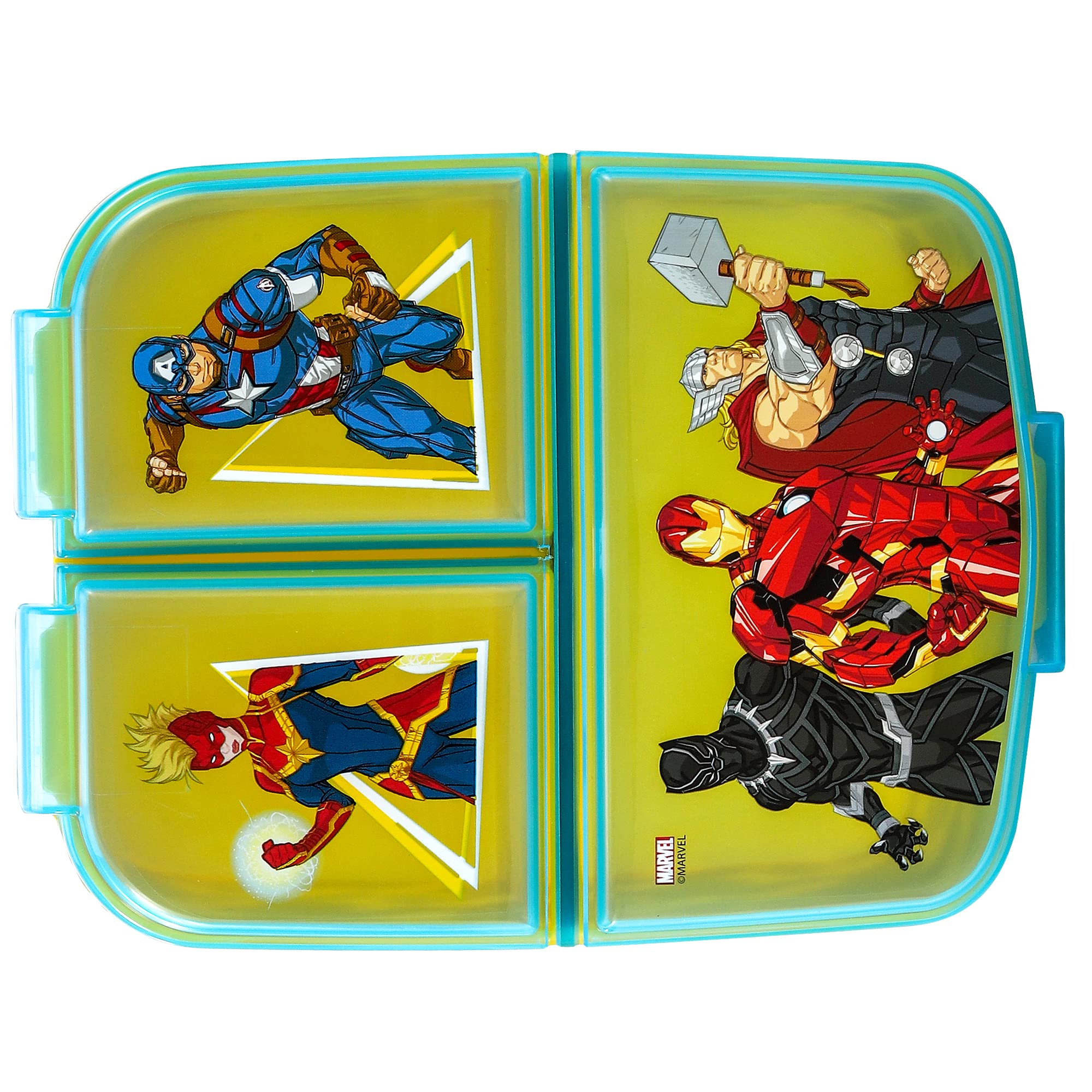 Zawadi Global Avengers Kids Boîte à Repas Rectangulaire Multi-compartiments Pour Enfants Sans BPA