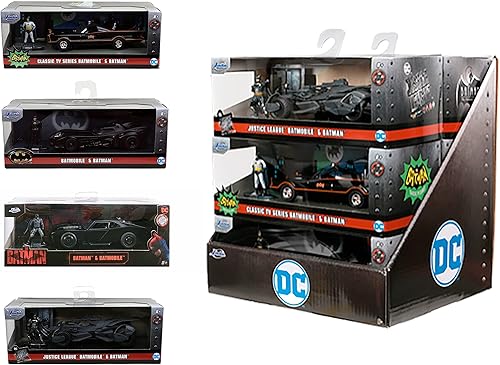 Miniatura 2 de Jada Juguetes Batman Batmobile 132 Escala Die-Cast Negro Batman Toy Car