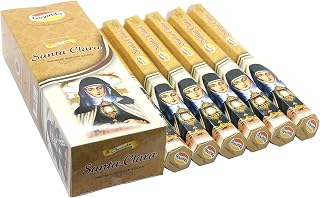 Govinda Incense - Santa Clara ( Saint Claire ) - 120 Incense Sticks, Masala Coated Incense