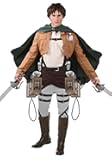 Deluxe Eren Jaeger Costume Anime Cosplay Attack on Titan Mens Costume