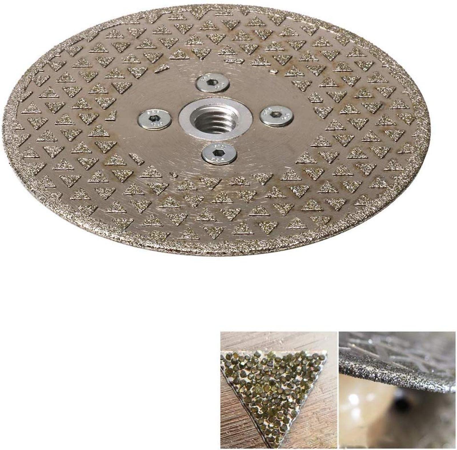 1pc Disco di Taglio A Secco Sottile Diamante Smerigliatrice Mola 115-125Mm Gres Porcellanato Parola Chiave Diamante Lucidatura Disco Granito Marmo 16Mm,125 mm