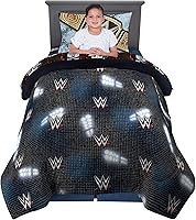 Vista 169 de Franco - Juego de ropa de cama coleccionable Nintendo Donkey Kong, 5 piezas, edredón reversible supersuave y juego de sábanas con funda