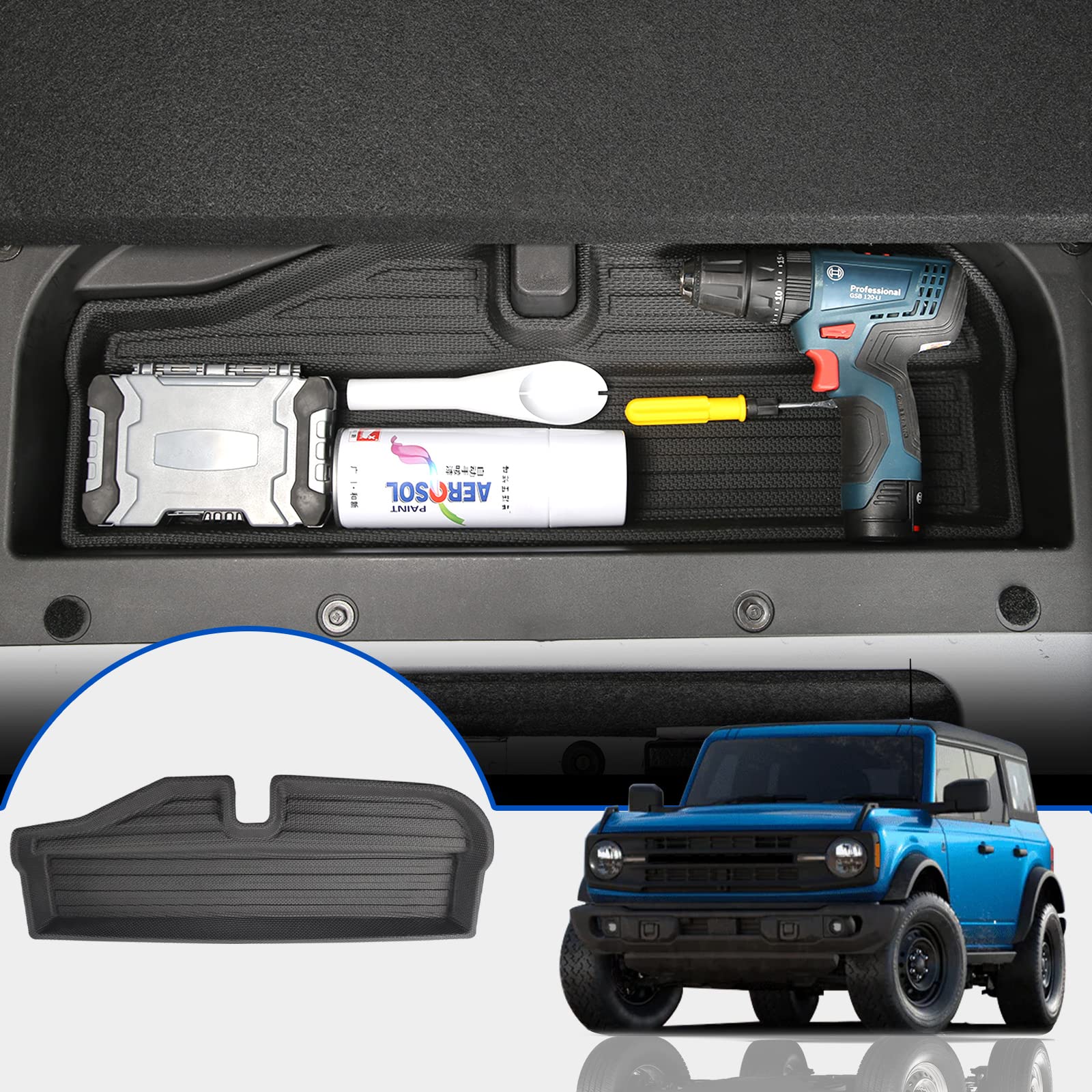 Buy Mabett Trunk Lower Storage Mat for Ford Bronco Accessories 2021