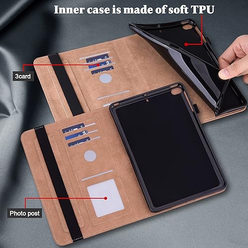 Miniatura 10 de ALILANG Funda para Samsung Galaxy Tab S9 de 11 pulgadas 2023 (SM-X710X716BX718U) con soporte para bolígrafo y múltiples ángulos de visión, funda de