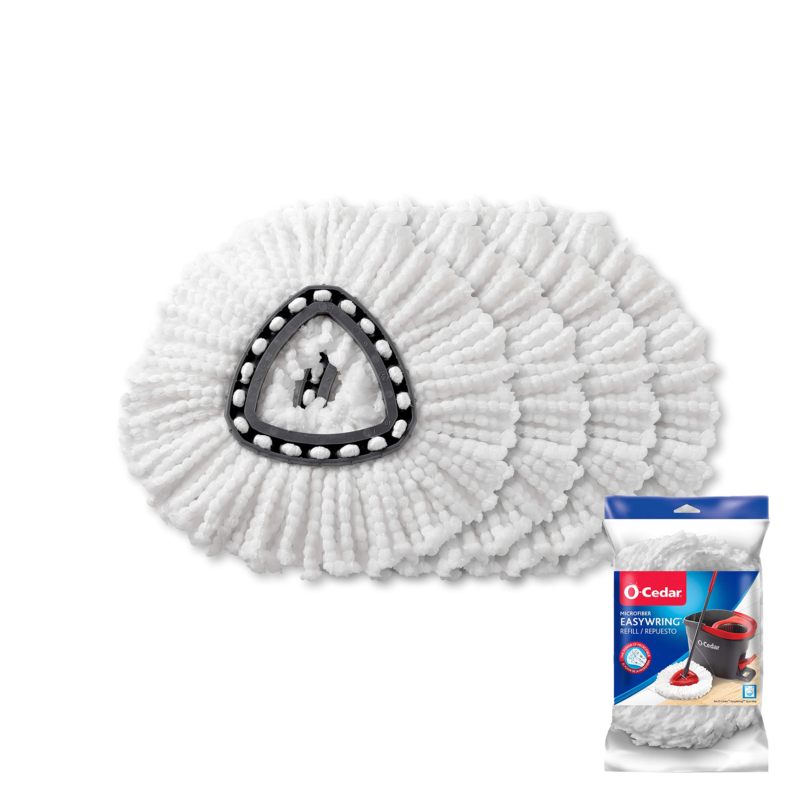 O Cedar EasyWring Spin Mop Microfiber Refill Pack of 4  | amzdealz