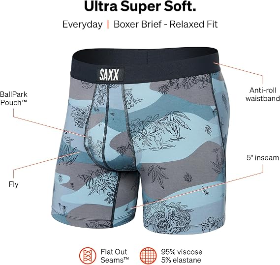 Men's Underwear – ULTRA Super Soft Briefs for Men with Built-In Pouch Support, Underwear for Men