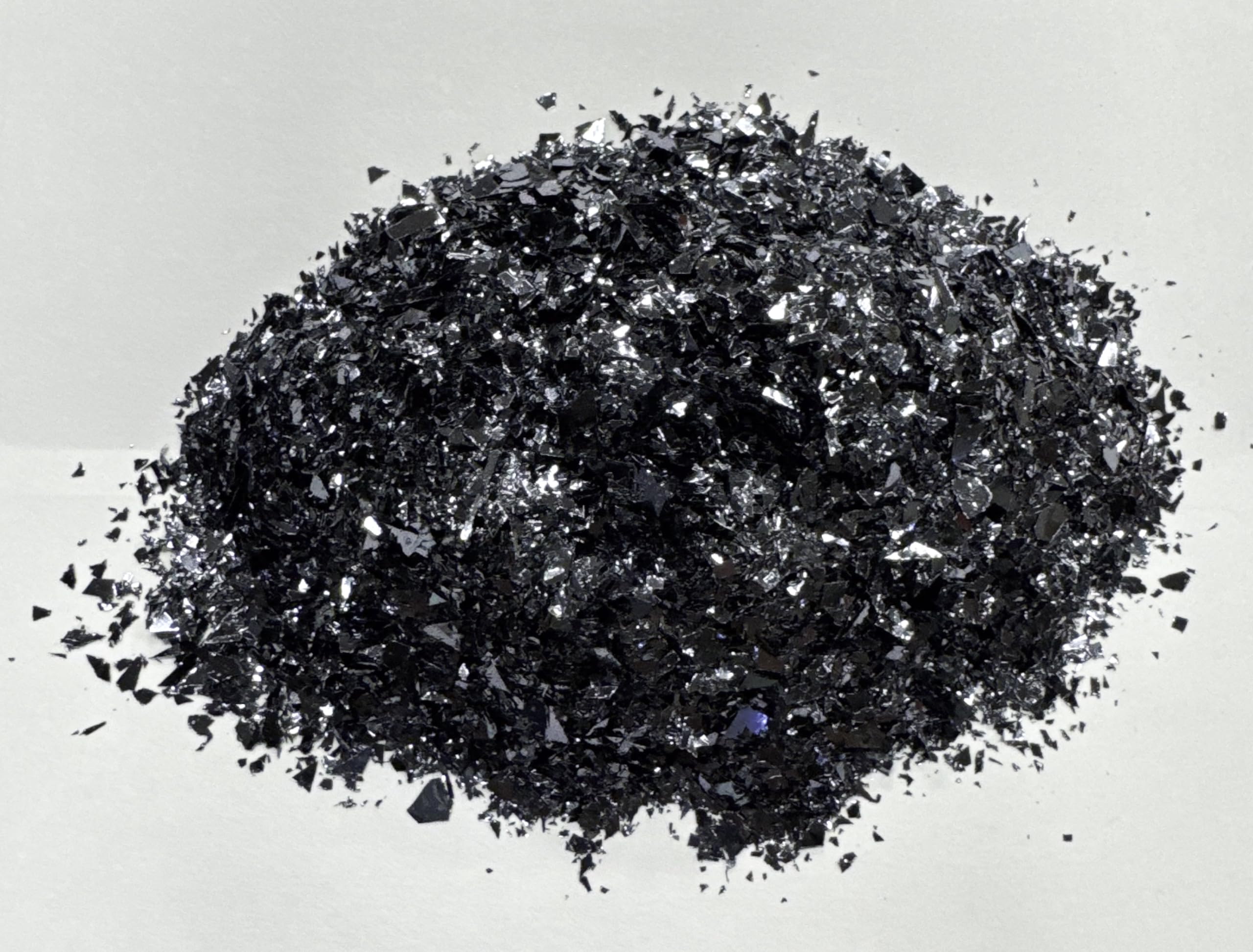 Craft and Floor Flakes - 2 oz - Craft Glitter - Chunky Glitter for Crafts - Sparkles - Fine Glitter Flakes - Large Glitter and Sparkles for Crafts (Gunmetal Glitter)