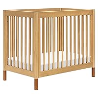 Vista 13 de Babyletto Gelato Mini cuna convertible 4 en 1 en color blanco y natural lavado, con certificado Greenguard Gold