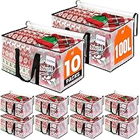 Vista 7 de Bolsas de mudanza transparentes extragrandes y resistentes, con asa reforzada y doble cremallera, bolsas de almacenamiento alternativas a las cajas