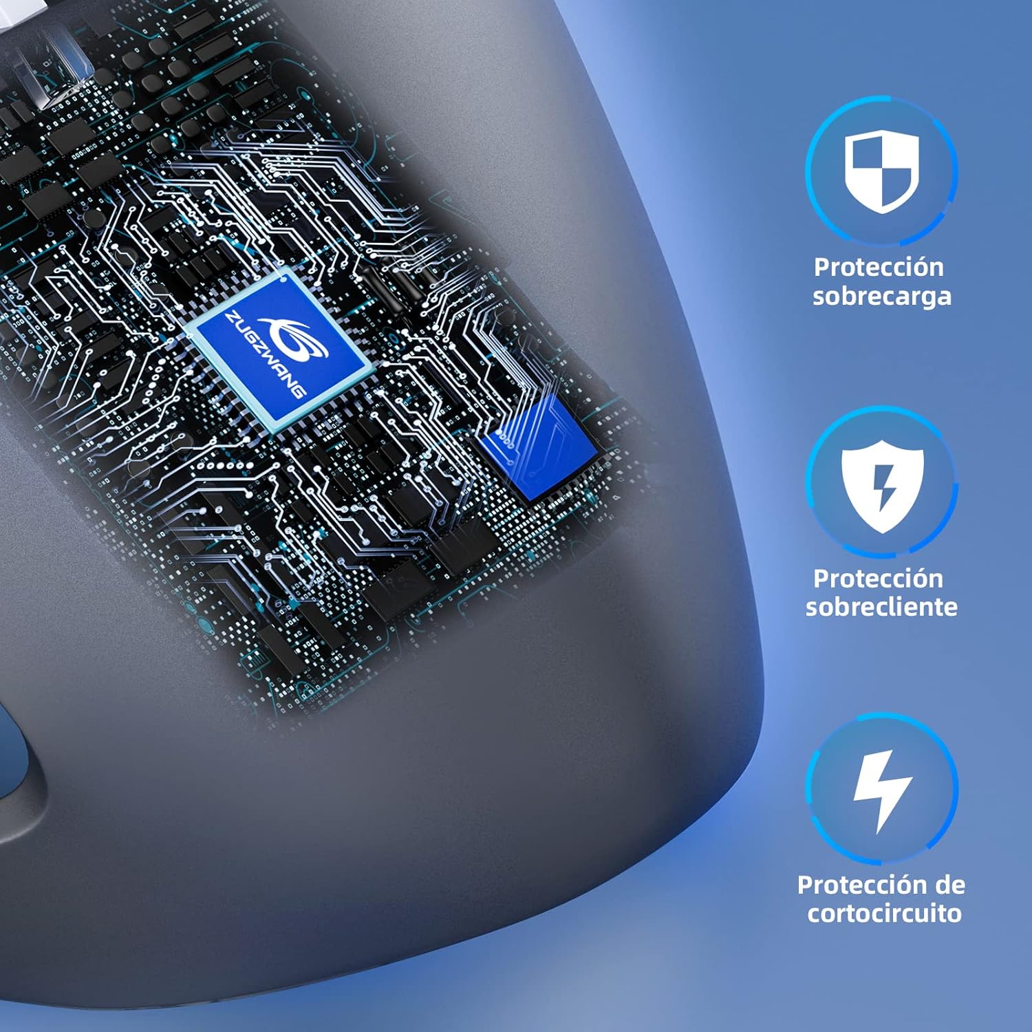 ZUGZWANG Charging Station for Dual Controls Compatible with Xbox One/One S/One X, Xbox Series S/X, Includes 2 x 1100 mAh Batteries