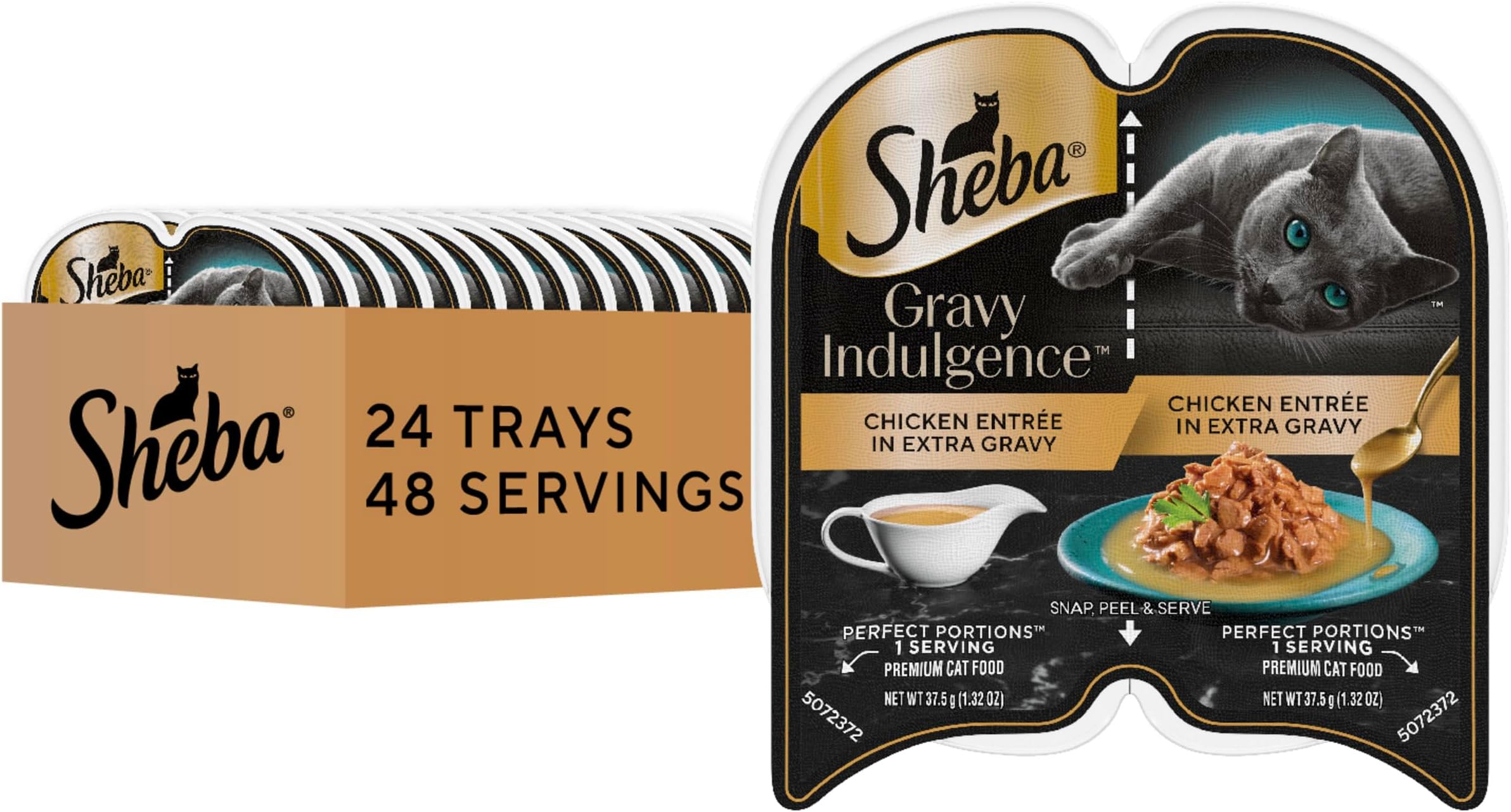 Gravy Indulgence Wet Cat Food, Chicken Entree, 2.6 oz, 24 Count