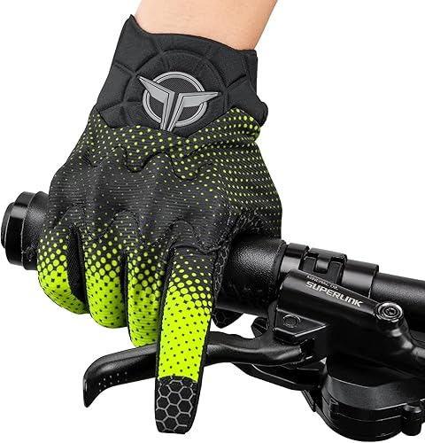 Miniatura 2 de Guantes de ciclismo para hombres y mujeres, guantes de ciclismo con pantalla táctil, guantes de ciclismo para bicicleta de montaña, para fitness,