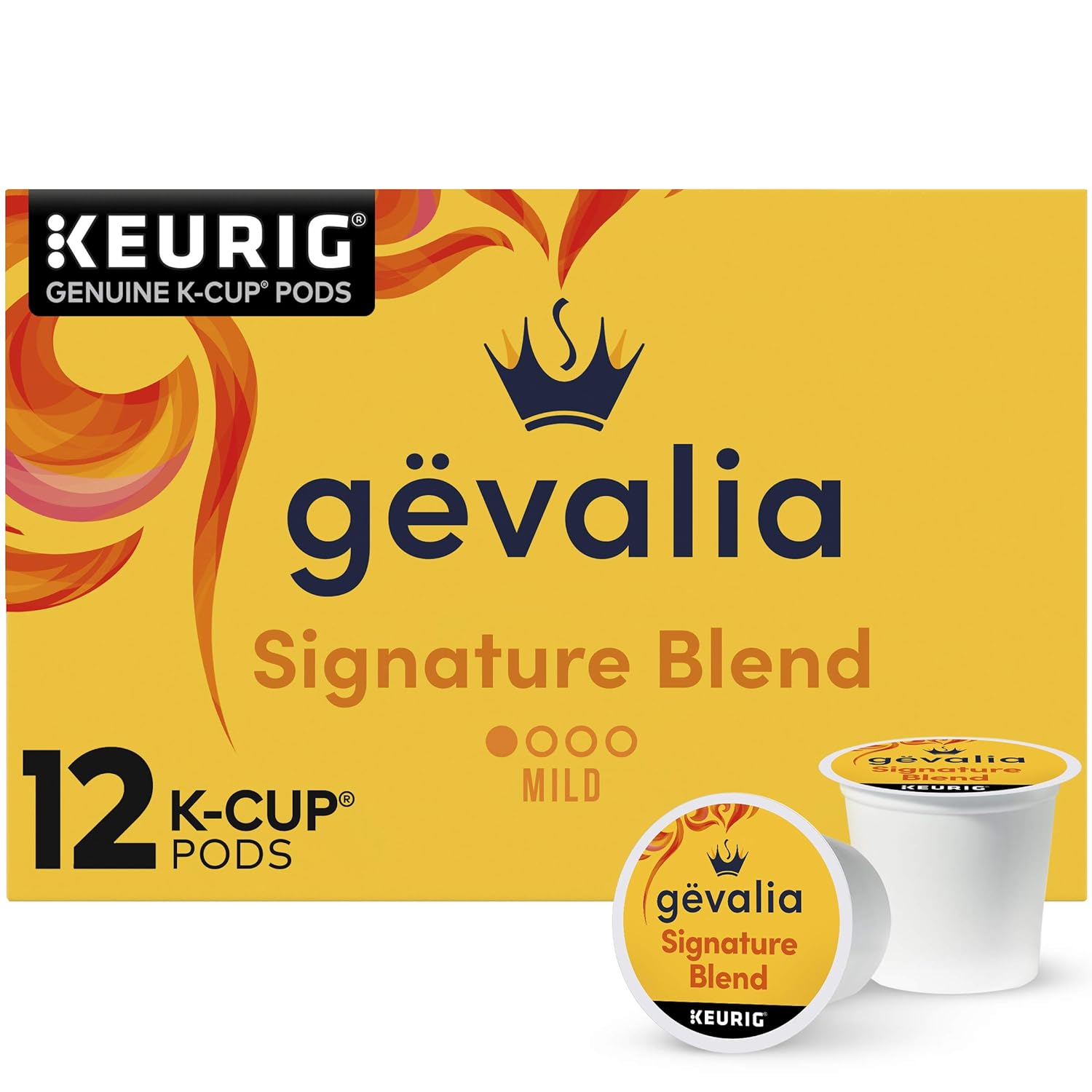 Gevalia Signature Blend Mild Roast K-Cup Coffee Pods, 10 CT (Pack of 2)