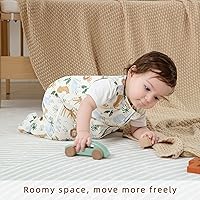 Vista 5 de DaysU - Saco de Dormir para Bebé de 0 a 6 Meses, Elástico, Unisex, Manta Usable con Cierre de 2 Vías, TOG 0.5, Saco de Dormir para Bebé Transpirable