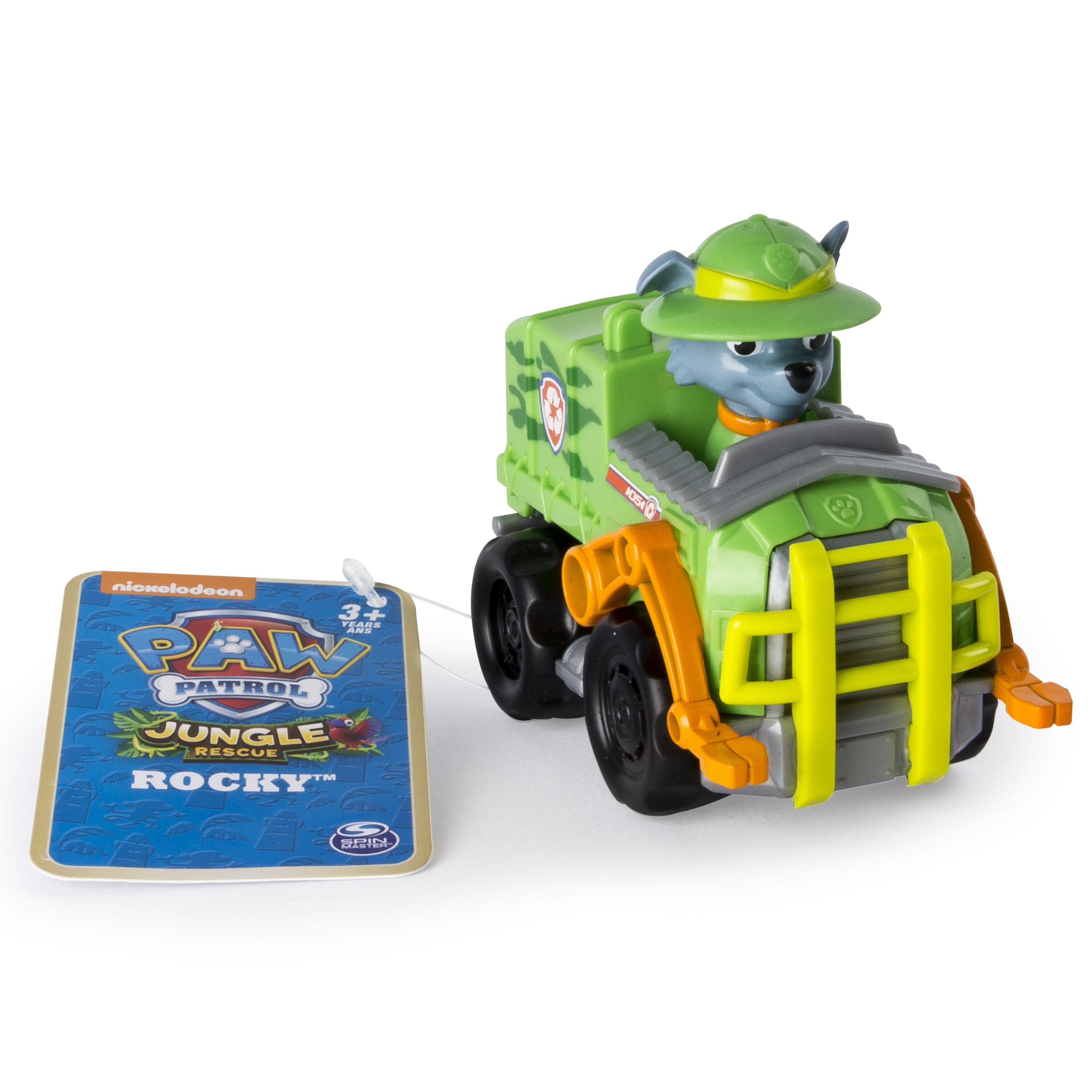 Paw Patrol Rescue Racer Jungle Rocky Vehicle