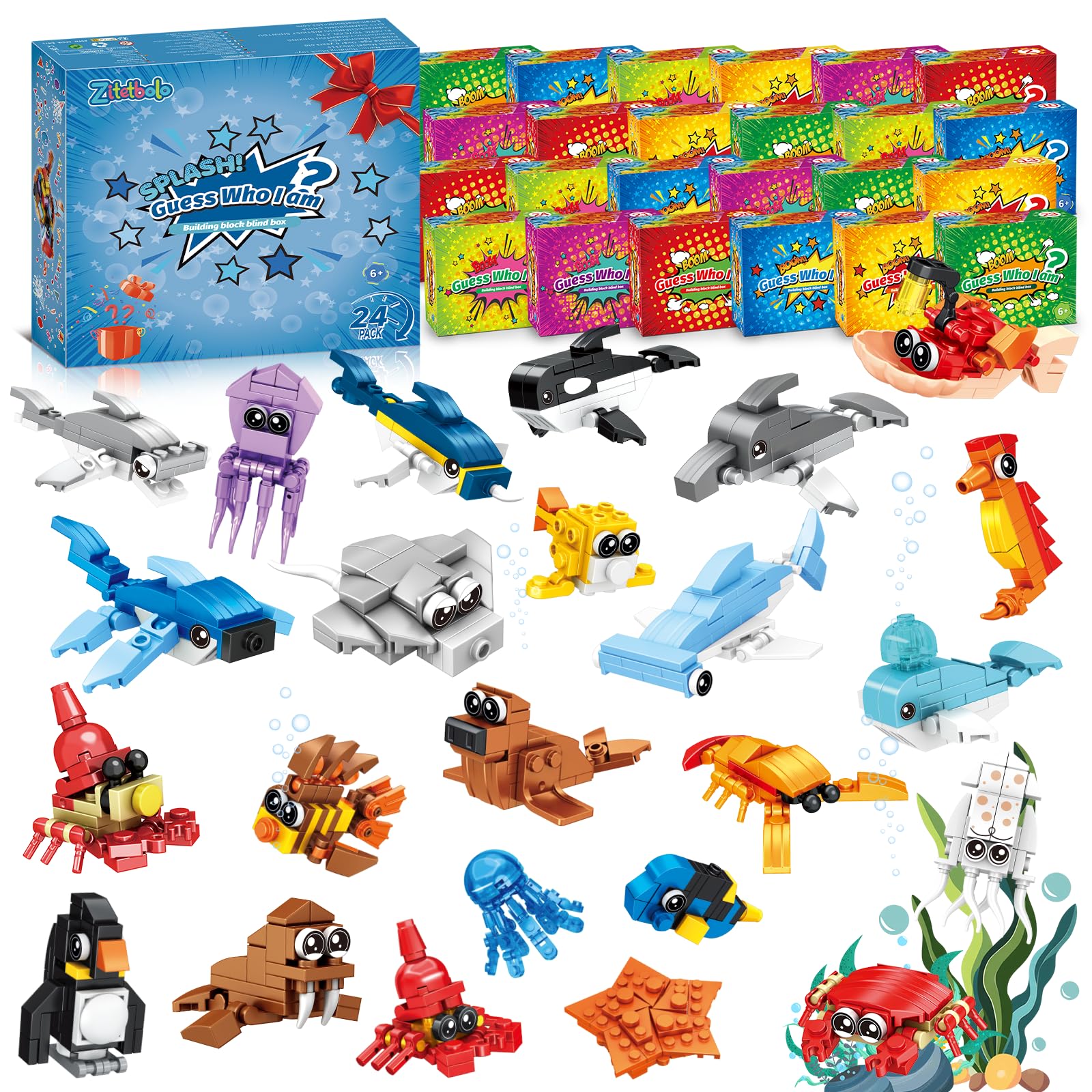 Amazon.com: Zitetbolo Party Favors for Kids - 24 Pack Ocean