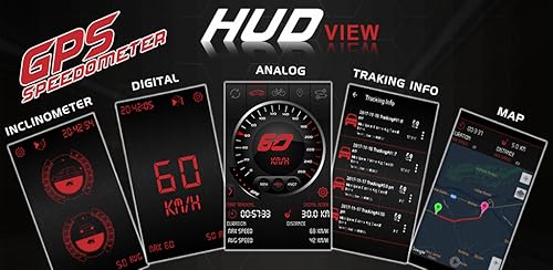 Digital GPS Speedometer Odometer Offline HUD View