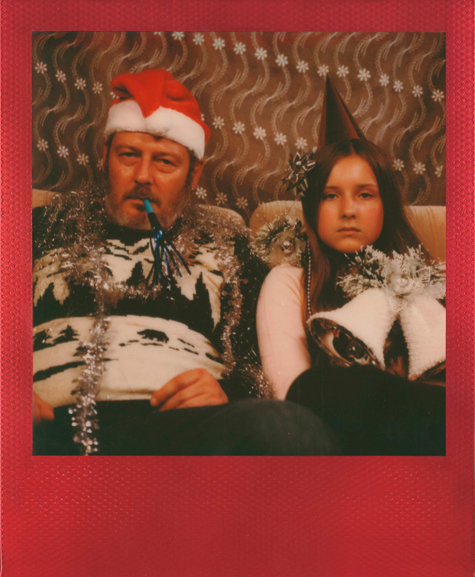 Metallic Red Frame Metallic Polaroid Film Polaroid Originals - Main Image