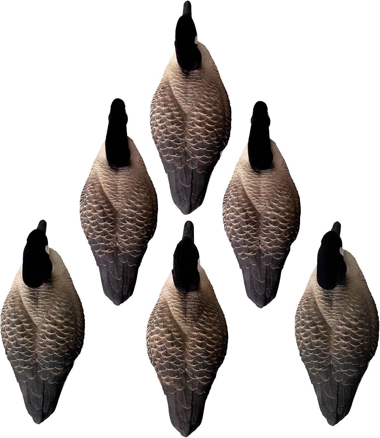 Higdon Outdoors Magnum Half Shell Canada Goose Decoys for Waterfowl Hunting | 6pk