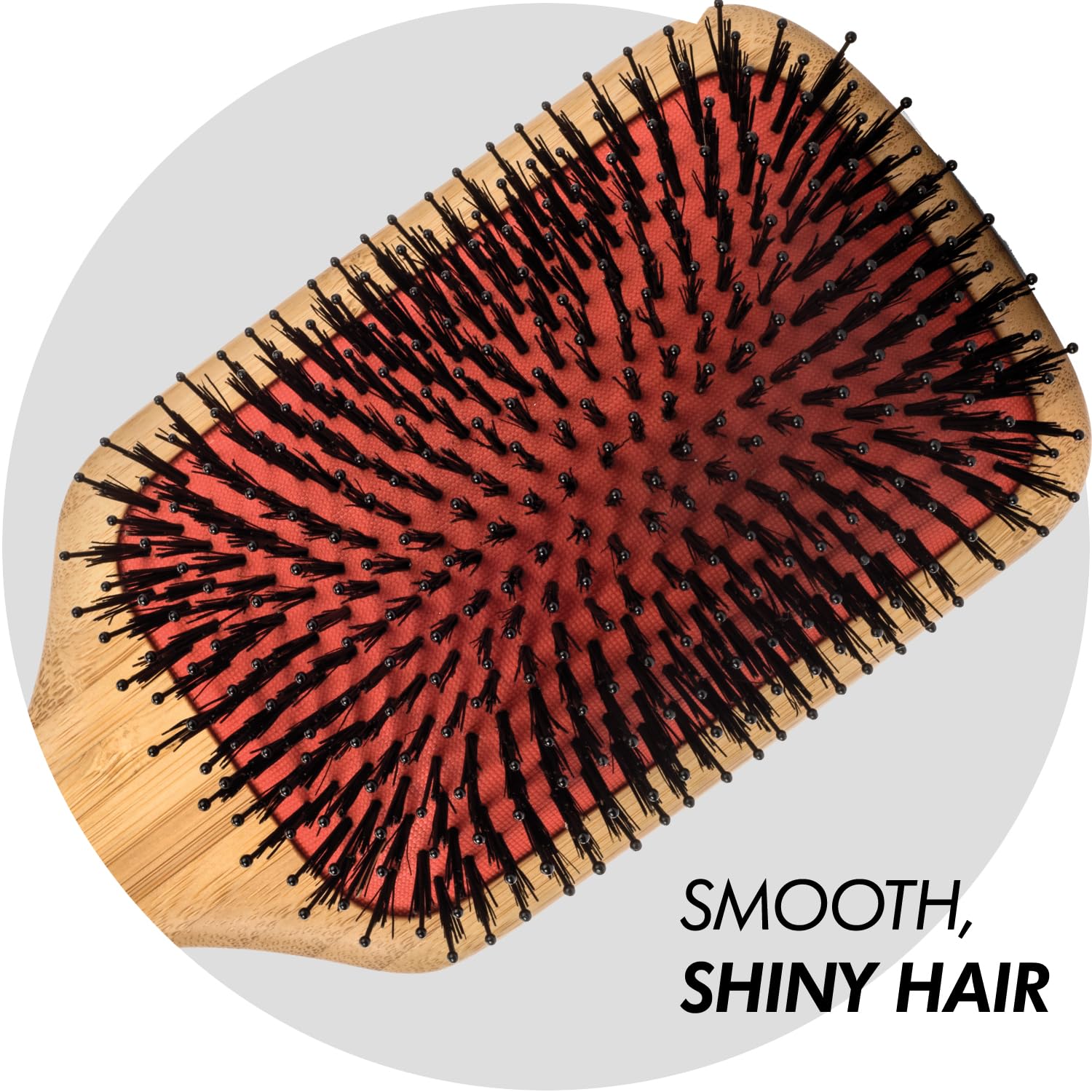 Sam Villa Artist Series Polishing Wooden Paddle Brush For Hair Styling
