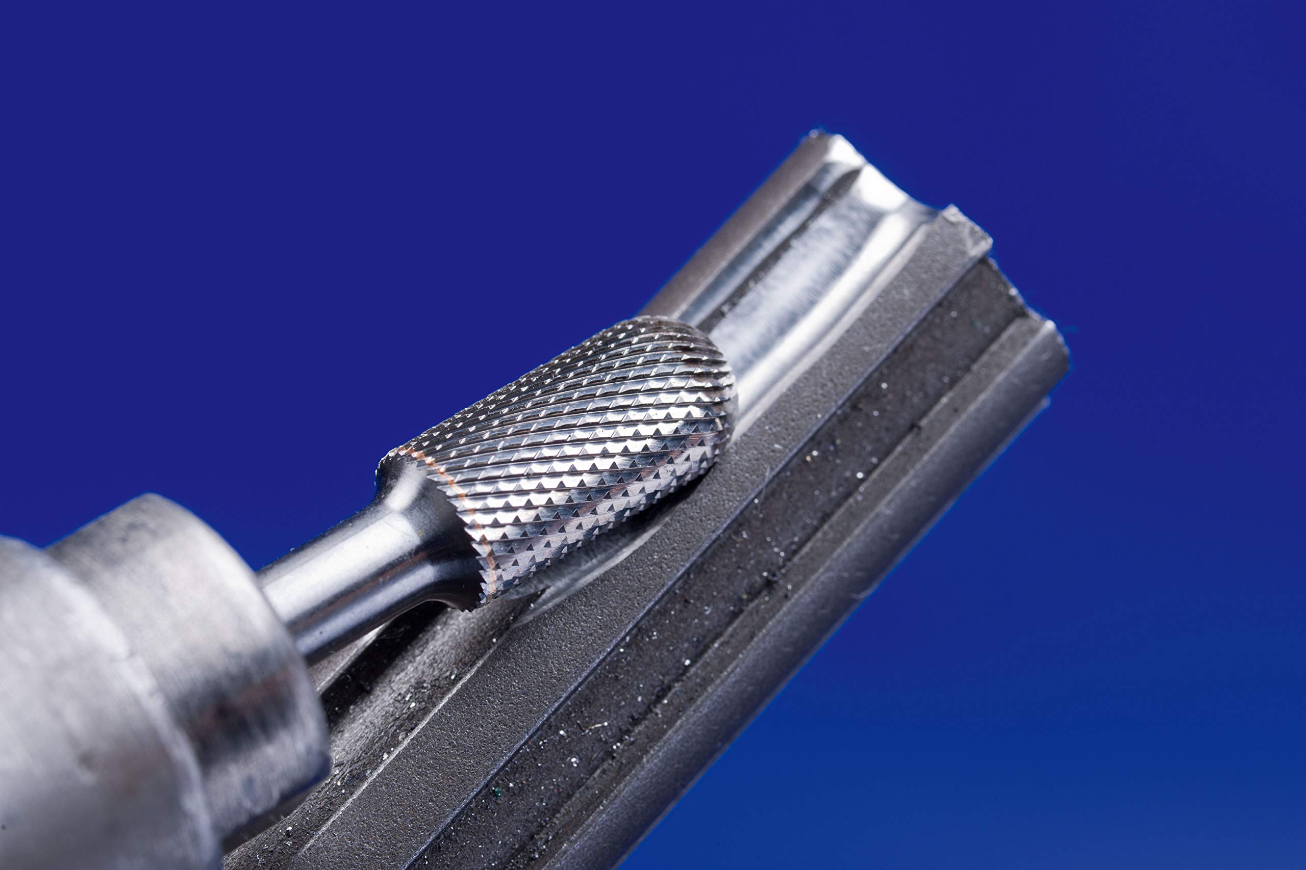 Pferd Fresa Metal Duro Cilíndrica Redonda Wrc (12 x 25 x 65 millimeters), Mango 6 millimeters, dentado: Micro, para Trabajos de Afinado