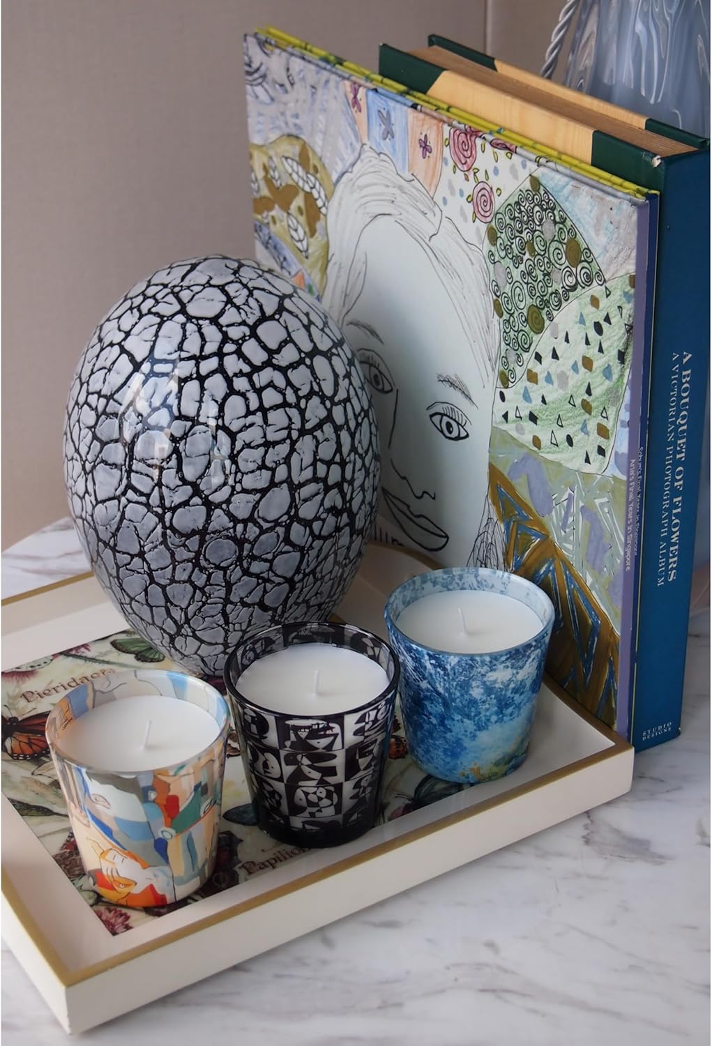 Arte Latino 3 Piece Glass Candle Gift Set 7.5cm*3pcs