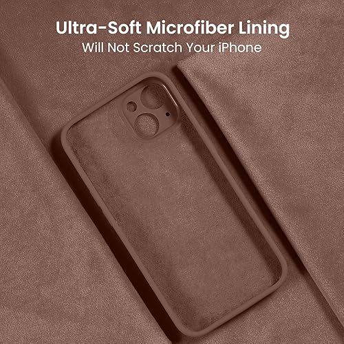 Miniatura 726 de FireNova Funda para iPhone 14 Pro, funda de silicona mejorada [protección de cámara] con [2 protectores de pantalla], forro interior de microfibra