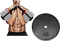 Vista 9 de Yes4All Manija ajustable para pesas rusas, convertidor de mancuernas para pesas rusas de entrenamiento de fuerza, gimnasio en casa