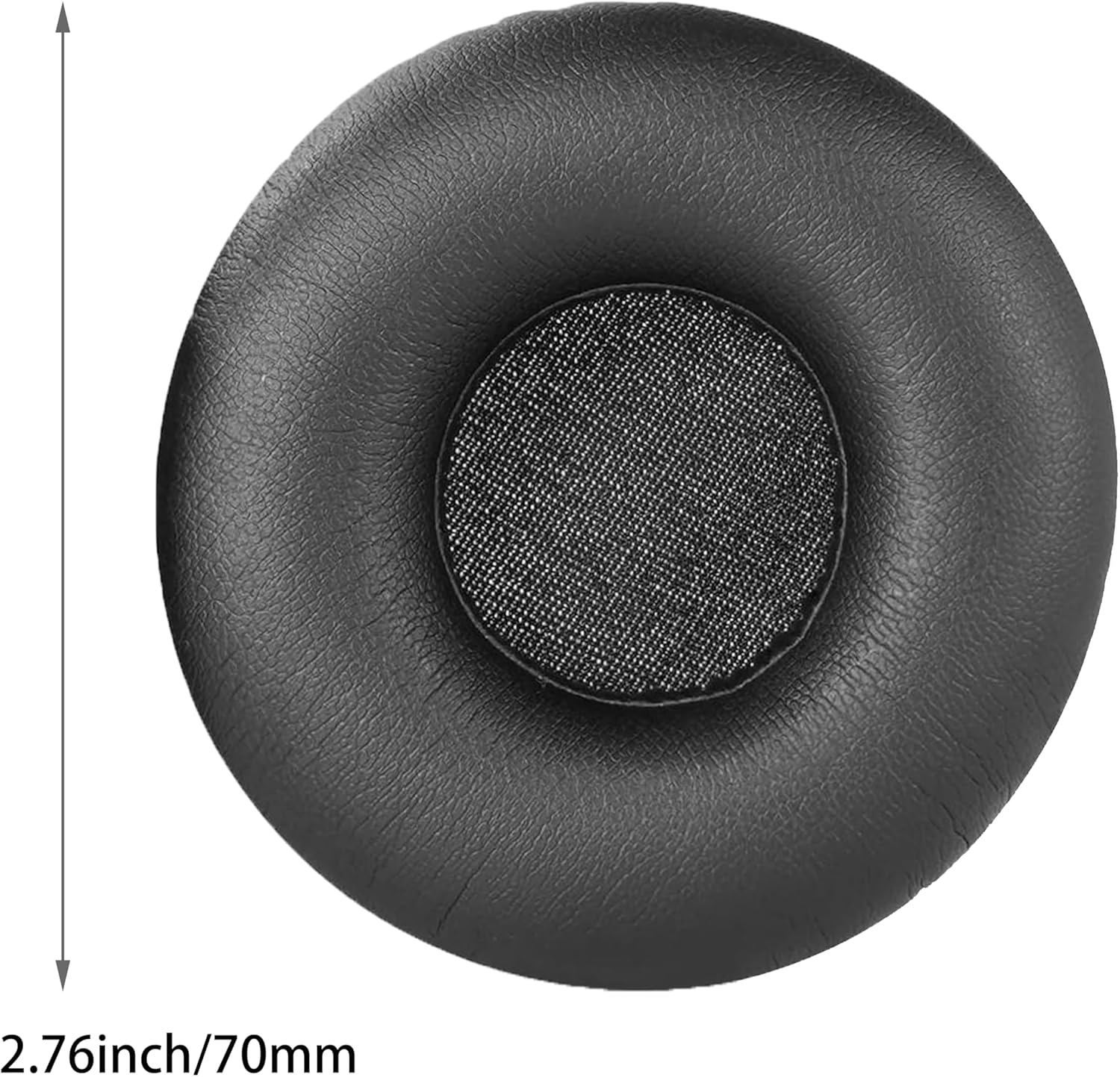 MDR ZX110NC Replacement Ear Pads Compatible with Sony MDR ZX110NC MDR ZX110 Noise-canceling Headphones, Akkiv Earpads Cushions with Soft Protein Leather and Memory Foam (Black) - Image 3