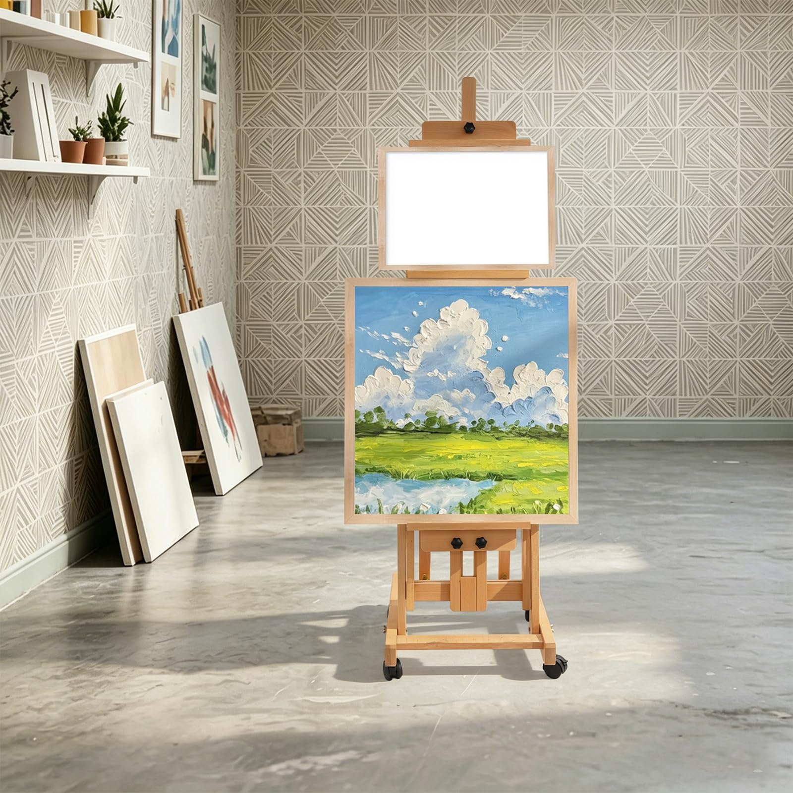 Grande cavalletto regolabile in altezza, cavalletto da pittura, cavalletto