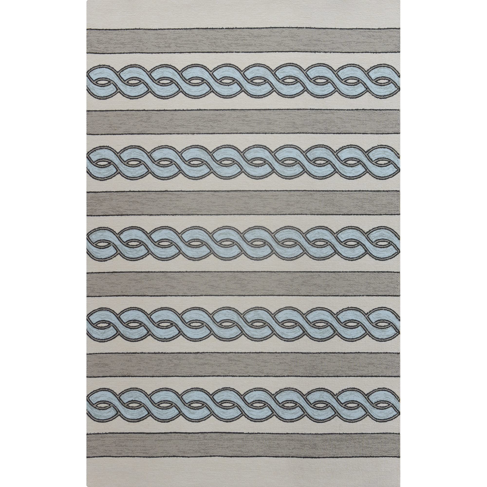 LLH 5235 3'X 5" / Ivory/Spa