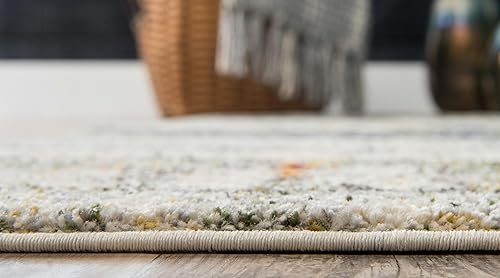 Miniatura 3 de Tapete abstracto Unique Loom, colección Estrella, moderno, multiárea, Polipropileno, Gris