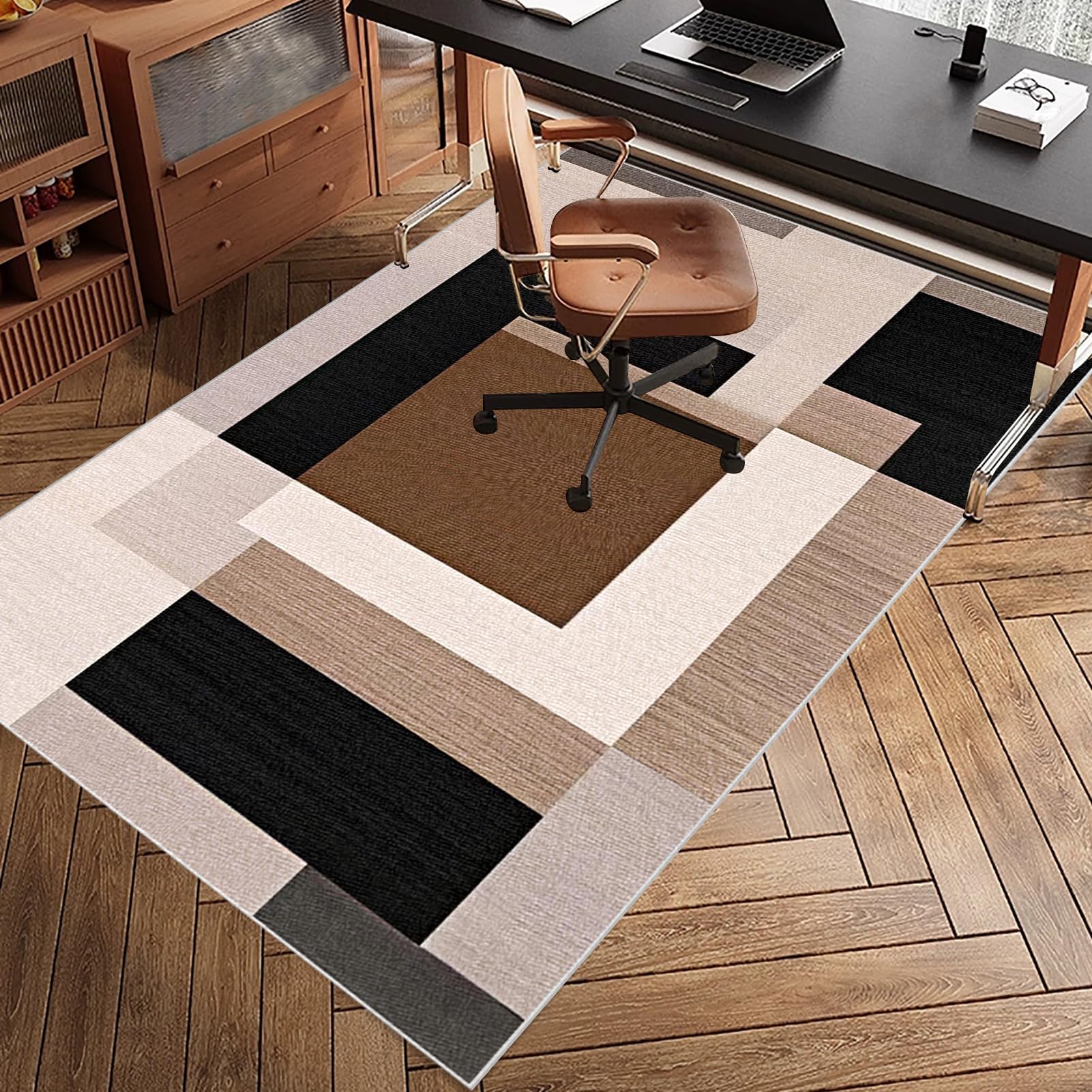 Tapis Protection Sol Chaise Bureau, Tapis de Chaise Gaming, Tapis Antidérapant Sous Chaise de Bureau, Tapis de Chaise de Bureau pour Ordinateur, Tapis Protège-Sol pour Chaise Gaming 120 x 150 cm