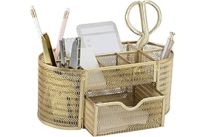 Gold Desk Organizers and Accessories For Women