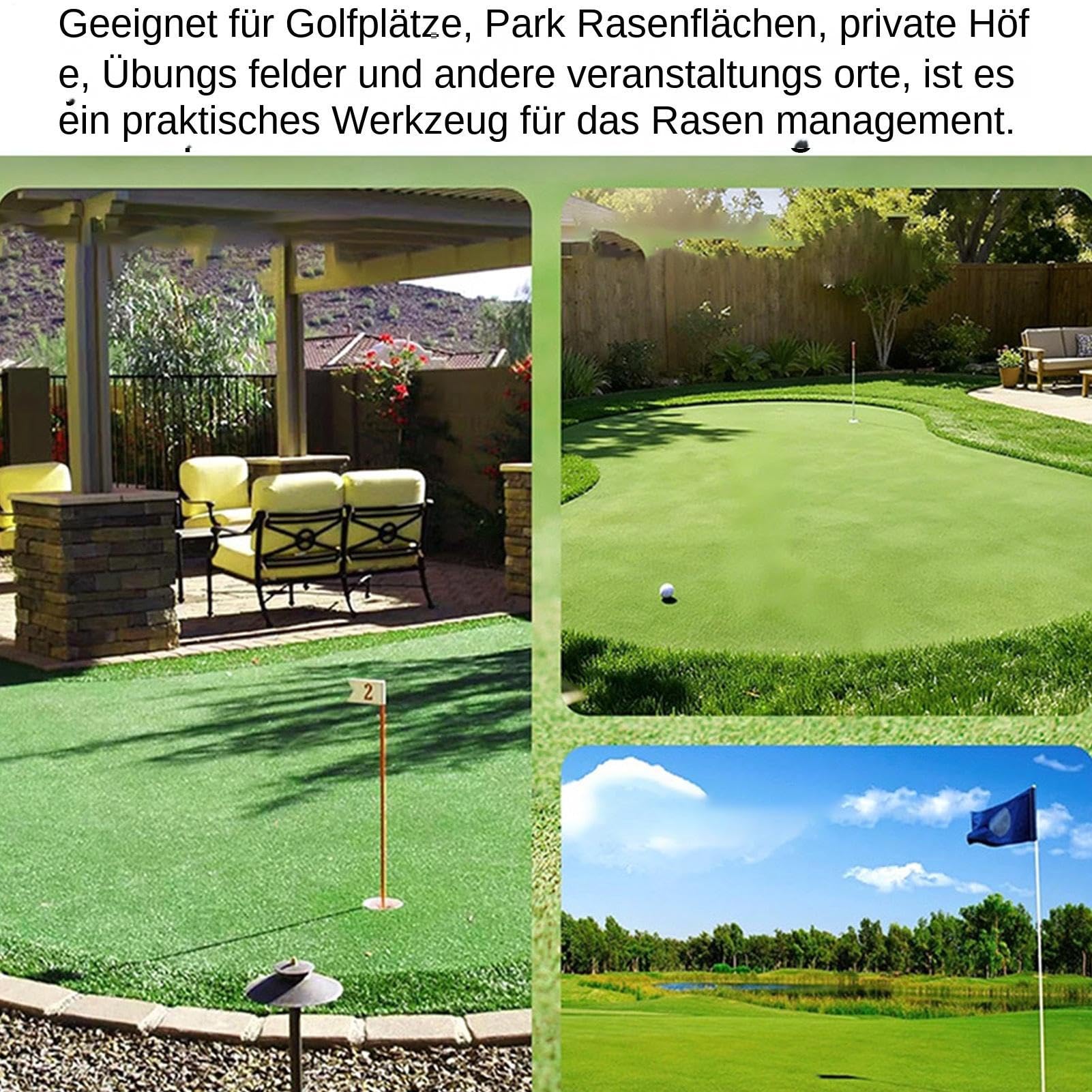 Golf-Lochschneider-Werkzeug – tragbarer Grasstopfer mit abnehmbarem Griff, verstellbarer Rasengräber | Hilfreiches Design für den Outdoor-Rasenlochmacher für den Putting-Green-Kurs-Übungsaufbau im Hin