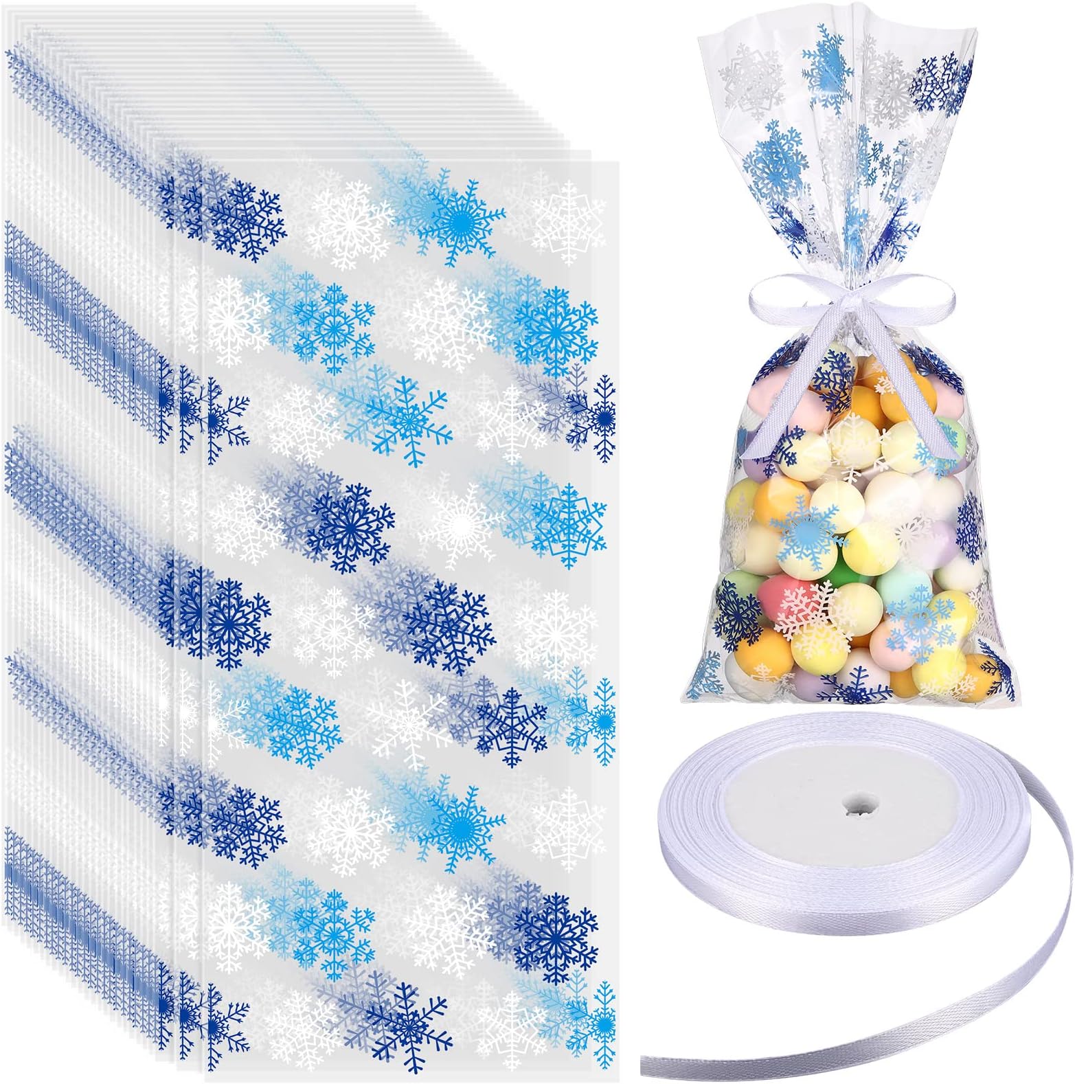 100 Pcs Christmas Sweet Cones Bags Kids Party Bags 100pcs - View #7