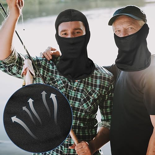 Miniatura 4 de Hercicy 50 máscaras de esquí pasamontañas para hombres y mujeres, cubierta completa, ajustable, para motocicleta, verano, invierno, protección