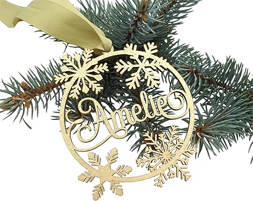 Custom Christmas Ornament, Bauble Personalized Tree Ornament, Personalized decor, stocking tags