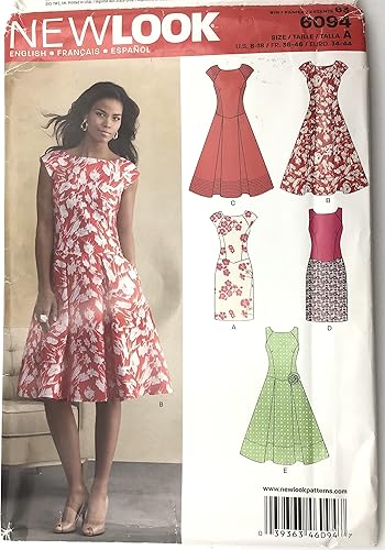 Patrón de costura para crear vestidos U06094A