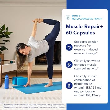 Pure Encapsulations Creatine (315 g) & Muscle Repair+ (60 Capsules) Bundle - Supports Muscle Strength, Performance & Recovery* - Athletic Dietary Supplement - Gluten-Free, Non-GMO, Hypoallergenic
