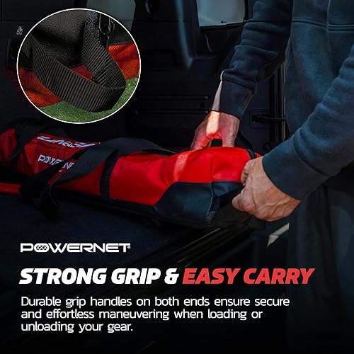 Miniatura 5 de PowerNet 7x7 FT Baseball & Softball Net Replacement Parts, Replace 7x7 FT Frame, Net Only or Carry Bag, Metal Frame and Fiberglass Poles, Durable