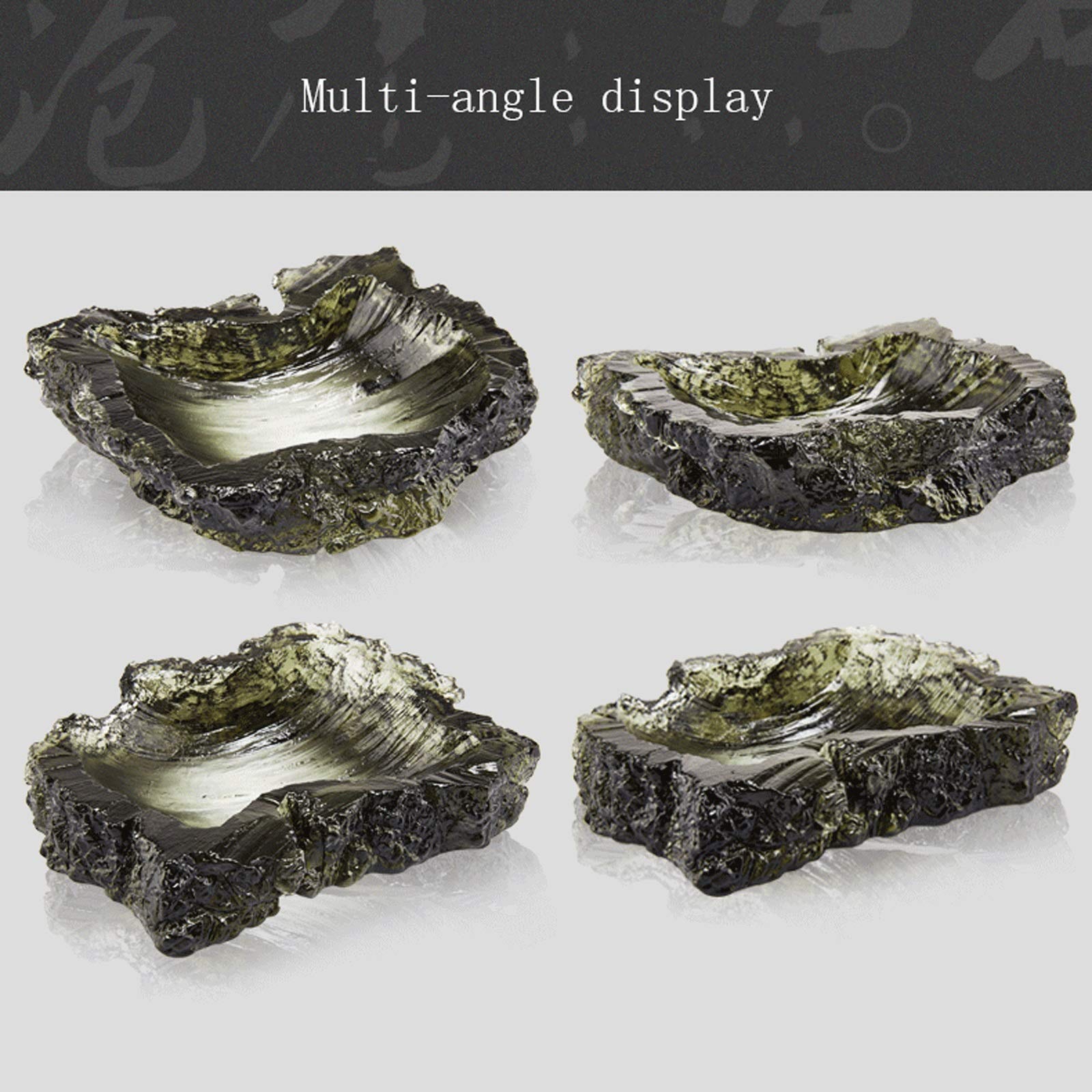 Ceramiczna popielniczka - kreatywna taca na cygara o dużej pojemności do salonu, 15 cm, idealna do papierosów i cygar, elegancki design do dekoracji domu