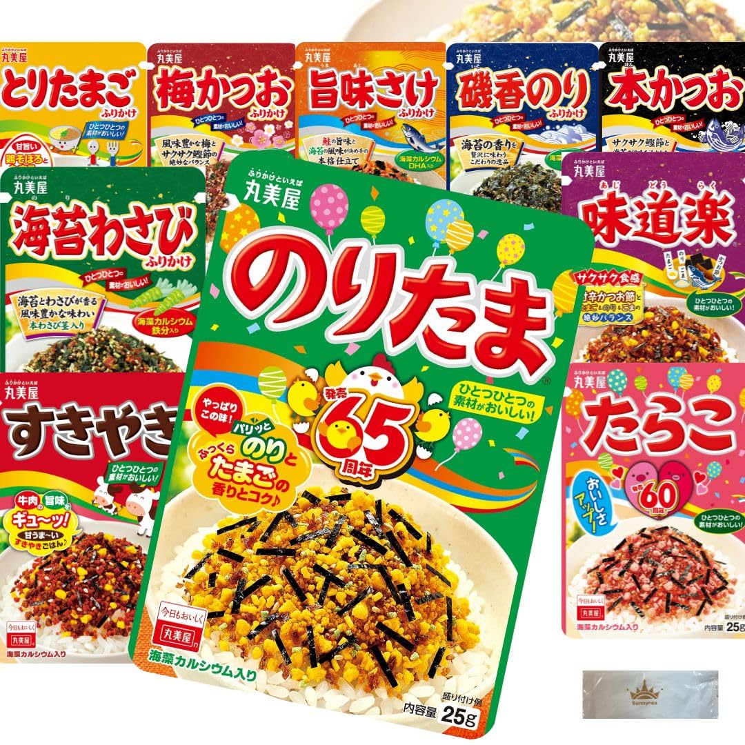 Amazon.co.jp: 丸美屋 ふりかけ 業務用 詰め合わせ 10種 各1袋 カツオ