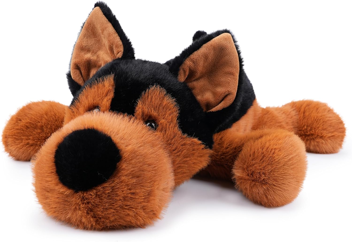 WEIGEDU Lying German Shepherd Stuffed Animal Plush Toy, 21.6 inch