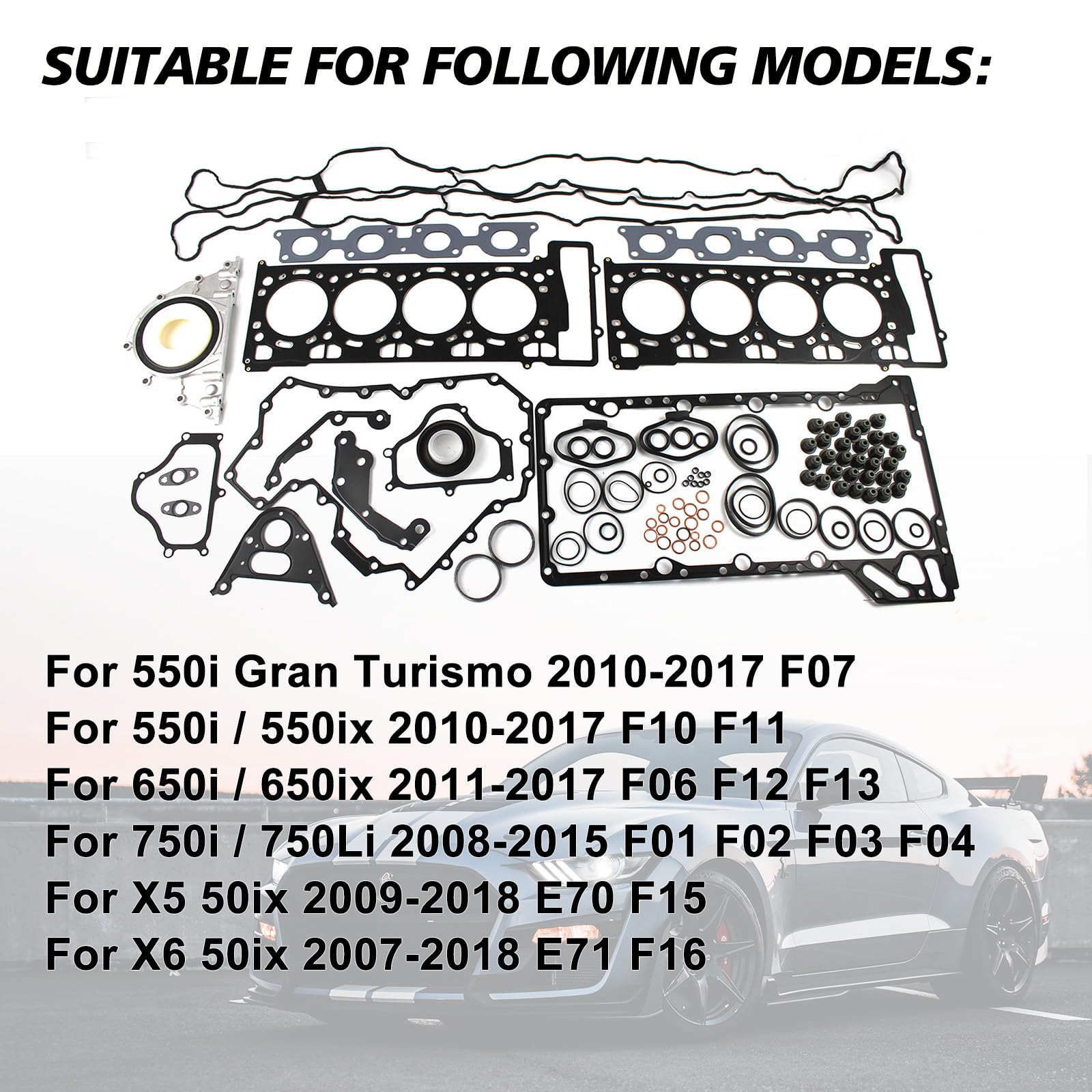 Amazon.com: INGKAN Engine Overhaul Gasket Set 11147583221  