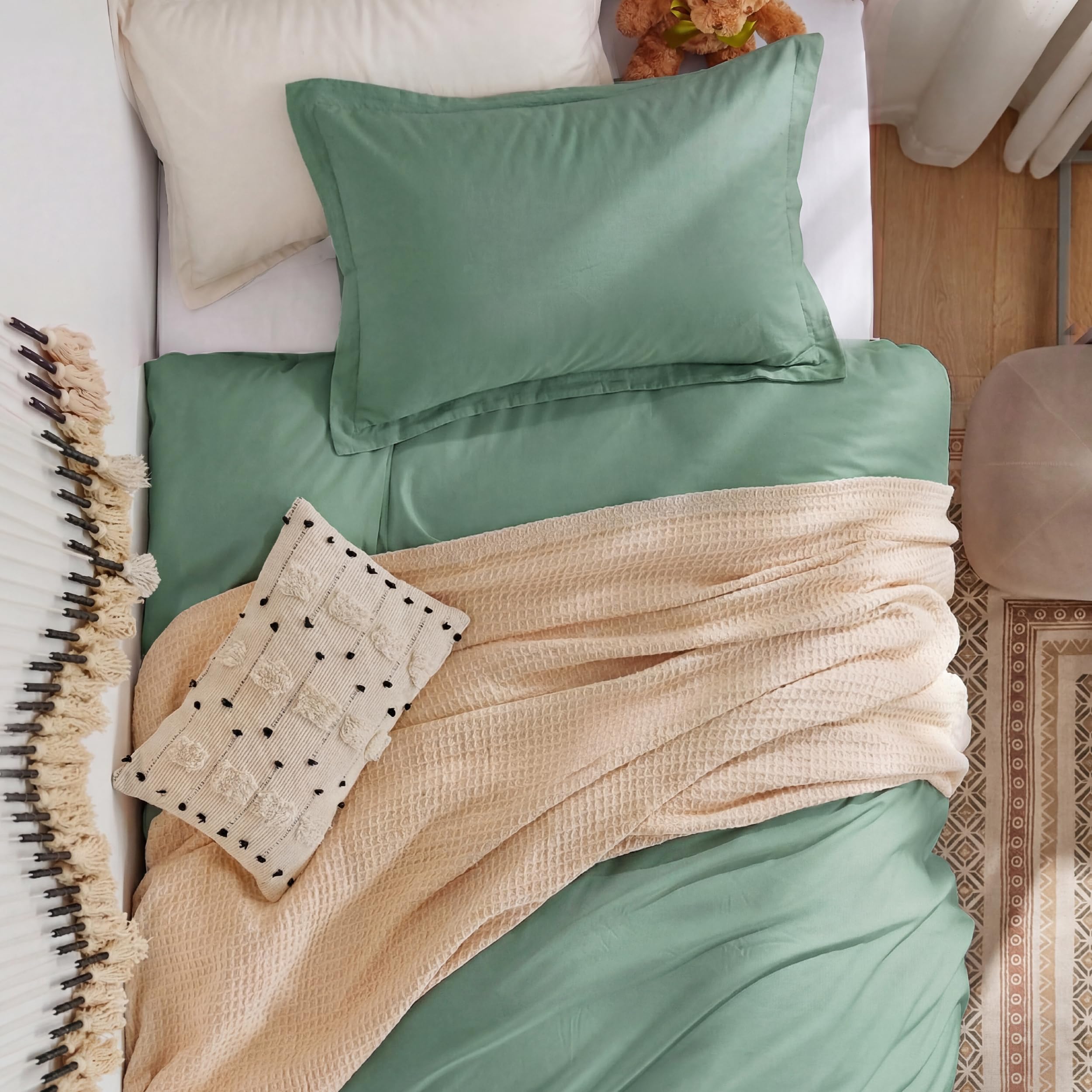 Amazon.com: Bedsure Sage Green Duvet Cover Twin/Twin XL Size - 2