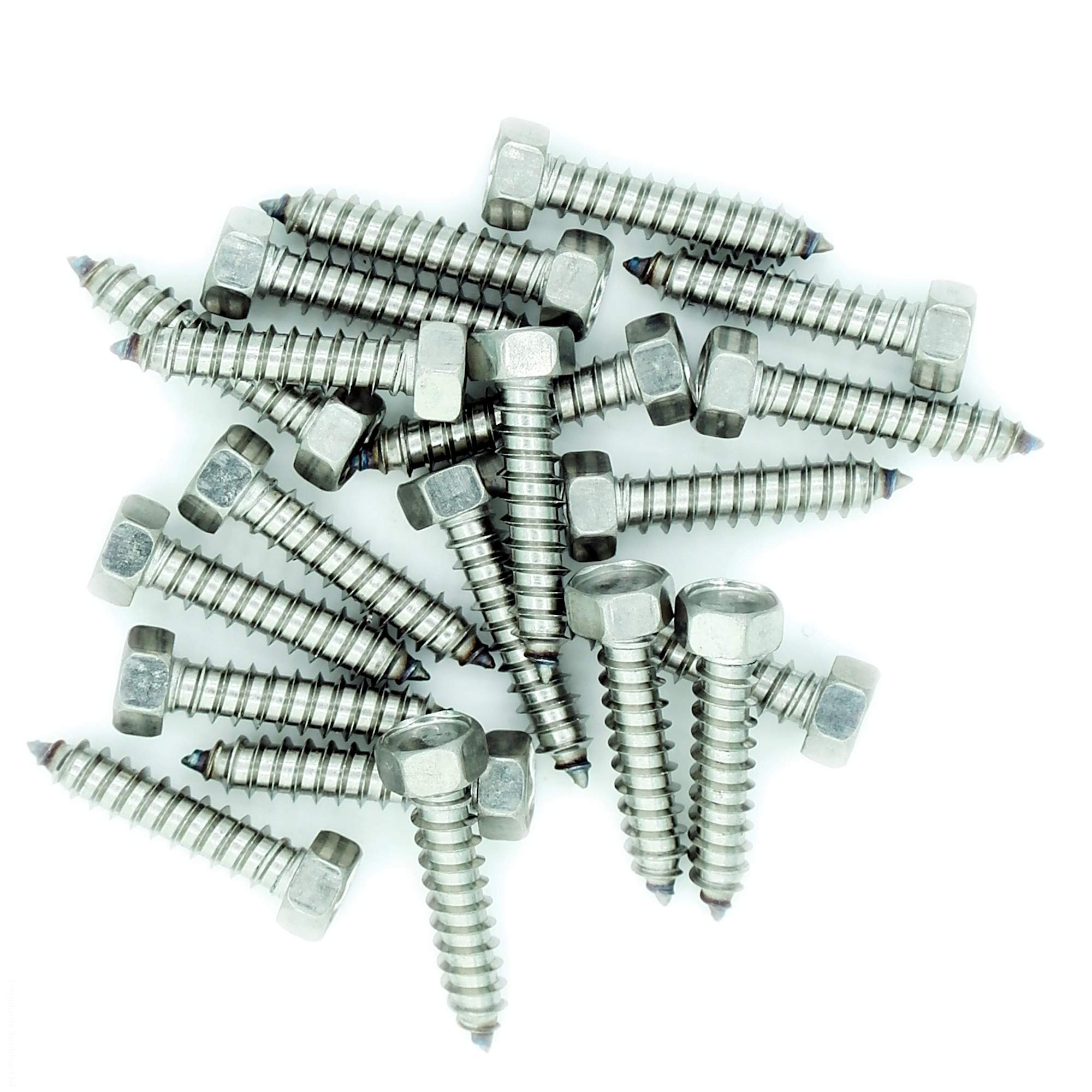 Singularity Supplies No.10 X 1.3 (4.8Mm X 32Mm) Hex Self-Tapping Screw - Stainless Steel (A2) (Pack Of 20)
