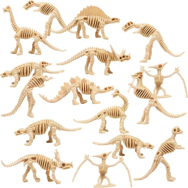 The Twiddlers - 48 Educational Dinosaur Bones/Fossil Skeleton Set