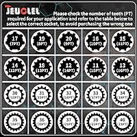 Vista 2 de Llave de tuerca de bloqueo de rueda de 11/15PT compatible con BMW, adaptador de tuerca de bloqueo de rueda, herramienta de extracción de orejetas