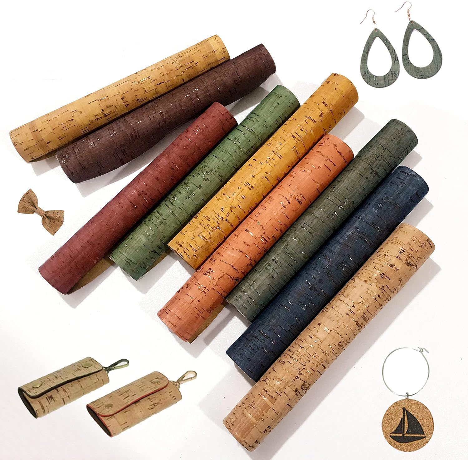 Feuille Adhésive Imitation Liège 12.7 X 17.8 Cm 8 Pcs